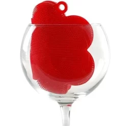 Norpro Silicone Dish Scrubbing Sponge / Vegetable Scrubber Brush - Red Flower Shaped -Cleaning Supply Store GUEST bac24679 9ffc 4625 b60d 0cf9d37b07a6