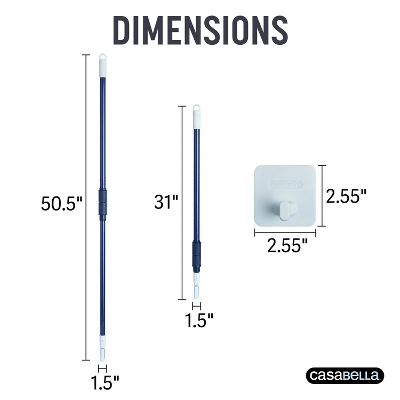Casabella Click Clean And Organize Extension Handle And Hook 4 Casabella Click Clean And Organize Extension Handle And Hook - Image 2