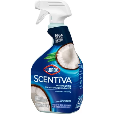 Clorox Scentiva Coconut & Waterlily Multi Surface Cleaner Spray Bottle Bleach Free - 32oz 11 Clorox Scentiva Coconut & Waterlily Multi Surface Cleaner Spray Bottle Bleach Free - 32oz - Image 9