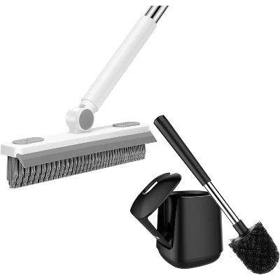SetSail Grout Cleaner Brush With Long Handle & Toilet Brush And Holder 5 SetSail Grout Cleaner Brush With Long Handle & Toilet Brush And Holder - Image 3
