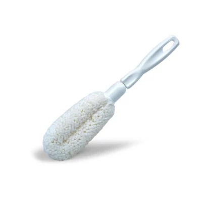 Brushtech Crystal Stemware Washing Brush, Pack Of 2, Tapered Foam Brushes For Narrow Flutes, Scratch-Free Cleaning, Non-Absorbent Bristles 3 Brushtech Crystal Stemware Washing Brush, Pack Of 2, Tapered Foam Brushes For Narrow Flutes, Scratch-Free Cleaning, Non-Absorbent Bristles