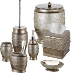 Creative Scents Silver Dublin Toilet Brush With Holder -Cleaning Supply Store GUEST c0b9c0cc 16e7 4450 ba98 ce4897c44ef8