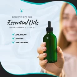 Nevlers 4 Oz Leakproof Green Glass Dropper Bottles (Pack Of 24) -Cleaning Supply Store GUEST c0f6f5c0 cab0 4ed6 8a78 2a340f6f889c