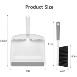 SetSail Mini Broom And Dustpan Set, Portable Cleaning Brush