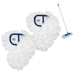 Lola Products 360 Degree Flexible 18" Dust Mop Replacement Head, Fine Fiber Machine Washable Dust Mop Head Attracts Dust & Dirt Like A Magnet, 2 Count -Cleaning Supply Store GUEST c41ed03f 05d7 47a0 ab72 3b6cadd97233