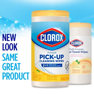 Clorox Lemon Paper Towel Wipes - 75ct 4 Clorox Lemon Paper Towel Wipes - 75ct - Image 2