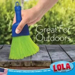 Lola Products Whisk Broom, Hand Brush, Durable Bristles, Whisks Away Dirt & Debris, Compact, Hang Hole For Easy Storage, Indoor/Outdoor, 1 Pack -Cleaning Supply Store GUEST ca22b55b 1a3b 4b3e 99a6 a03fd95d5001
