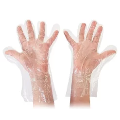 GLovies LDPE Multipurpose Gloves Latex Free Medium Disposable Pack Of 100 (MKBADLX002B100)