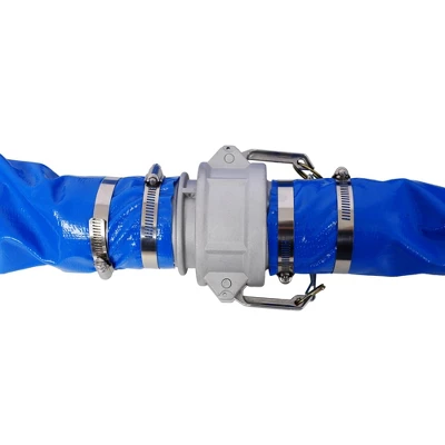 NAYSAYE Cleaning Tool And Accessory PVC Lay Flat Discharge Hose With Camlock Fittings For Pool And Outdoor Use , Blue, 18.3"*15.60"*6.30" 6 NAYSAYE Cleaning Tool And Accessory PVC Lay Flat Discharge Hose With Camlock Fittings For Pool And Outdoor Use , Blue, 18.3"*15.60"*6.30" - Image 4