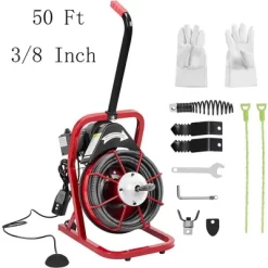 Professinal 50 Ft X 3/8 Inch Snake Drain Auger Cleaner Electric Cleaning Machine Plumbing -Cleaning Supply Store GUEST cd6ee334 1dcb 450f 985b 1f9d15ed70c6