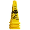 Dryser 3-Pack 26" Caution Wet Floor Safety Cones - Yellow English/Spanish Warnings -Cleaning Supply Store GUEST cda8aa50 a07c 4ecb a429 079e4443c50e