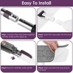 Racxily Spray Mop W/ 3 Machine Washable Microfiber Pads 12OZ Refillable Water Bottle Wet Dry Use Microfiber Mop, Suitable For All Floors 20 Racxily Spray Mop W/ 3 Machine Washable Microfiber Pads 12OZ Refillable Water Bottle Wet Dry Use Microfiber Mop, Suitable For All Floors -Cleaning Supply Store GUEST cdb4b866 14b4 43f2 b98e f85fc9e02618