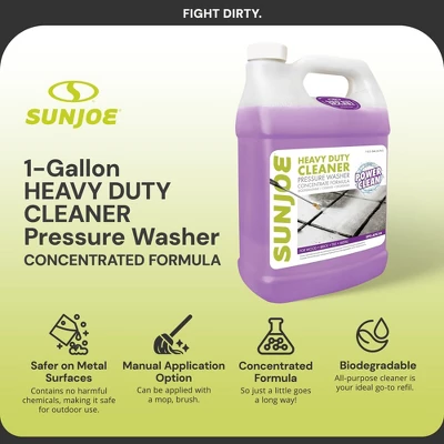 Sun Joe All-Purpose Pressure Washer Concentrated Cleaner And Degreaser Detergent For Wood, Brick, Tile, And Metal Surfaces, 1 Gallon, SPX-APC1G 3 Sun Joe All-Purpose Pressure Washer Concentrated Cleaner And Degreaser Detergent For Wood, Brick, Tile, And Metal Surfaces, 1 Gallon, SPX-APC1G