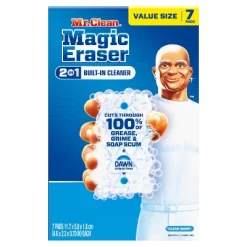 Mr. Clean Magic Eraser 2-in-1 Built-In Cleaner - 7ct -Cleaning Supply Store GUEST cf1d61c3 2c88 4722 887a c8a67b4a4839