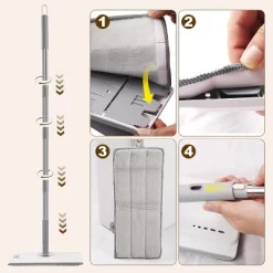 Flat Mop And Bucket System, Separates Dirty And Clean Water -Cleaning Supply Store GUEST cf6d1166 d8f6 4584 b525 602c7c872024