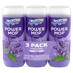 Swiffer Lavender PowerMop Solution - 3ct