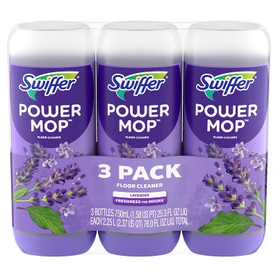Swiffer Lavender PowerMop Solution - 3ct 3 Swiffer Lavender PowerMop Solution - 3ct