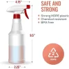 LiBa Spray Bottle (4 Pack,16 Oz), Commercial Grade, Industrial, Household Use 2 LiBa Spray Bottle (4 Pack,16 Oz), Commercial Grade, Industrial, Household Use -Cleaning Supply Store GUEST d30d9000 da4b 4bf9 a093 1af3961016ed