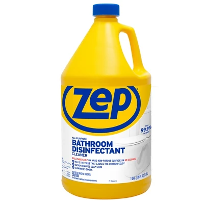 Zep All-Purpose Bathroom Disinfectant Cleaner - 1 Gallon 3 Zep All-Purpose Bathroom Disinfectant Cleaner - 1 Gallon