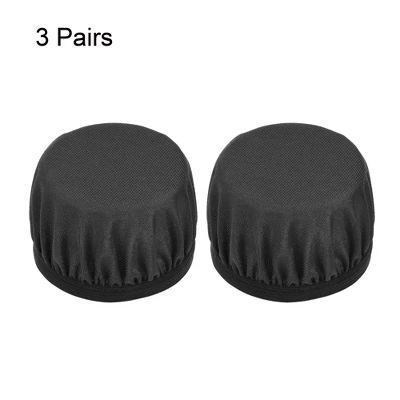 Unique Bargains Reusable Flexible Elastic Fabric Washable Headphone Covers 3 Pairs 4 Unique Bargains Reusable Flexible Elastic Fabric Washable Headphone Covers 3 Pairs - Image 2