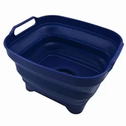 SAMMART 7.5L (2 Gallons) Collapsible Dishpan With Draining Plug -Cleaning Supply Store GUEST d85c9ad5 2f86 4a38 9941 926f97307529