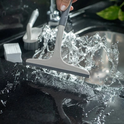 OU Multipurpose Silicone Squeegee For Windows, Shower & Glass – Lightweight Multipurpose Cleaner With Nonslip Handle & Hanging Loop 12 OU Multipurpose Silicone Squeegee For Windows, Shower & Glass – Lightweight Multipurpose Cleaner With Nonslip Handle & Hanging Loop - Image 10