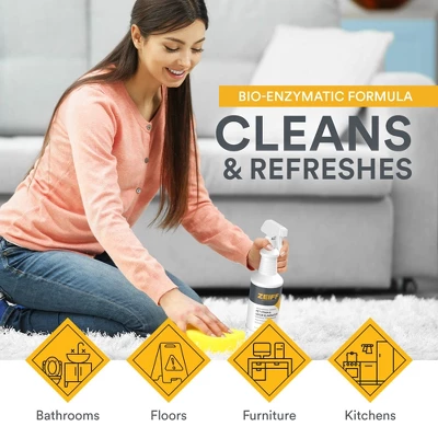 Zeiff Pet Stain And Odor Remover - Pet Urine Enzyme Cleaner To Break Up Tough Stains - Carpet Stain Remover For Dog Urine And Cat Pee, 1 Gallon, 4 Zeiff Pet Stain And Odor Remover - Pet Urine Enzyme Cleaner To Break Up Tough Stains - Carpet Stain Remover For Dog Urine And Cat Pee, 1 Gallon, - Image 2