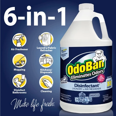 OdoBan Disinfectant Concentrate And Odor Eliminator, Night Ice Scent 4 OdoBan Disinfectant Concentrate And Odor Eliminator, Night Ice Scent - Image 2