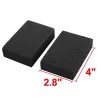 Unique Bargains Household Washing Cleaning Brush Tool Kitchen Bathtub Pad Sponge Black 2 Pcs