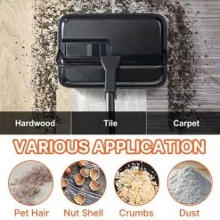 JANSNO Large Capacity Manual Carpet Sweeper - Non-Electric, With Comb, Cleans Dust/Pet Hair -Cleaning Supply Store GUEST dedd27e3 4984 4ef7 a53a 78c7bae4a322