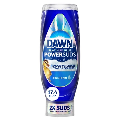 Dawn Platinum Plus PowerSuds Ez Squeeze Dish Soap - Fresh Rain - 17.4 Fl Oz 13 Dawn Platinum Plus PowerSuds Ez Squeeze Dish Soap - Fresh Rain - 17.4 Fl Oz - Image 11
