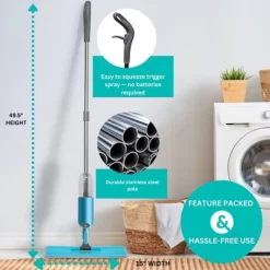 True & Tidy Spray-250 Spray Mop With Refillable Bottle 34 True & Tidy Spray-250 Spray Mop With Refillable Bottle -Cleaning Supply Store GUEST e11dbb86 a4a3 49c3 8d8e 000c1eb715bb