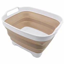 SAMMART 7.5L (2 Gallons) Collapsible Dishpan With Draining Plug -Cleaning Supply Store GUEST e306546e 1652 4160 b274 6c0b12e5878f