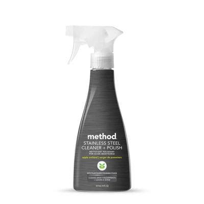 Method Stainless Steel Clean + Polish - 14 Fl Oz 9 Method Stainless Steel Clean + Polish - 14 Fl Oz - Image 7