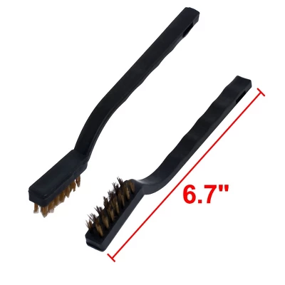 Unique Bargains Household Plastic Bending Handle Metal Wire Bristle Cleaning Brush Black 3 Pcs 3 Unique Bargains Household Plastic Bending Handle Metal Wire Bristle Cleaning Brush Black 3 Pcs