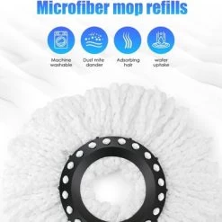 Gigas Smart Round Mop Head Microfiber Refills, 8 Pack -Cleaning Supply Store GUEST e595c63b 08f1 4642 a28e 1033102a5900