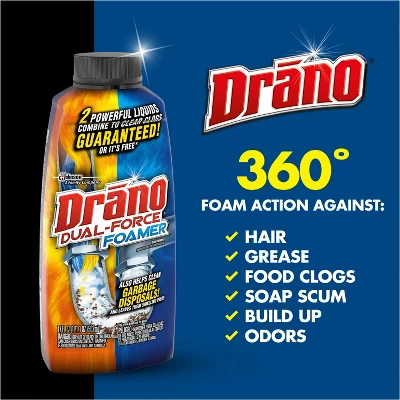 Drano Dual-Force Clog Remover - 17oz 7 Drano Dual-Force Clog Remover - 17oz - Image 5