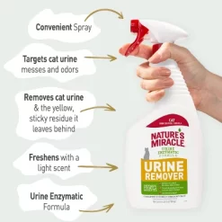 Nature's Miracle Cat Urine Remover Spray - 24 Fl Oz 15 Nature's Miracle Cat Urine Remover Spray - 24 Fl Oz -Cleaning Supply Store GUEST e6deb558 865a 4ecd a58c c2e3fc515812