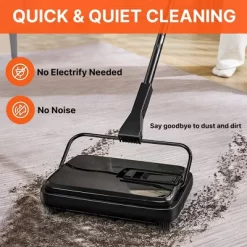 JANSNO Large Capacity Manual Carpet Sweeper - Non-Electric, With Comb, Cleans Dust/Pet Hair -Cleaning Supply Store GUEST e7506020 514b 4cff 9f2c b3e3b313b770