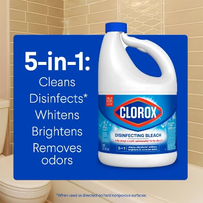 Clorox Disinfecting Bleach - Regular - 121 Fl Oz 5 Clorox Disinfecting Bleach - Regular - 121 Fl Oz - Image 3