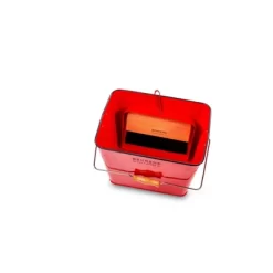 Behrens Rectangular Galvanized Steel Bucket Red -Cleaning Supply Store GUEST e9dd879b fa0c 4c90 8a12 7437a65a8580