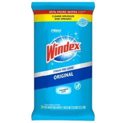 Windex Original Glass And Surface Pre-Moistened Wipes Window Cleaner - 38ct -Cleaning Supply Store GUEST eb3c6cc8 8d6c 4eb2 9f6d 805e6259b580