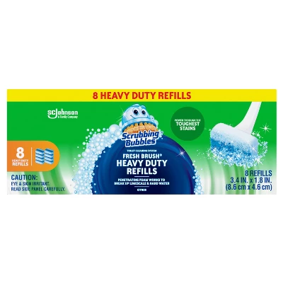 Scrubbing Bubbles Citrus Scent Fresh Brush Toilet Cleaning Refill - 8ct 4 Scrubbing Bubbles Citrus Scent Fresh Brush Toilet Cleaning Refill - 8ct - Image 2