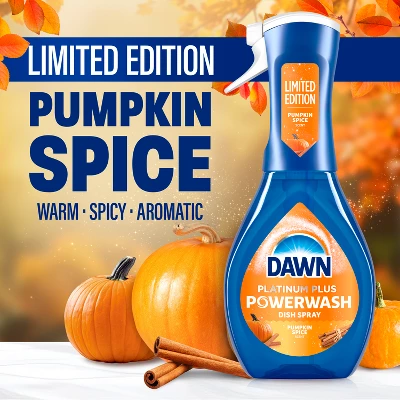 Dawn Platinum Plus Powerwash Starter Kit - Pumpkin Spice - 16 Fl Oz 4 Dawn Platinum Plus Powerwash Starter Kit - Pumpkin Spice - 16 Fl Oz - Image 2