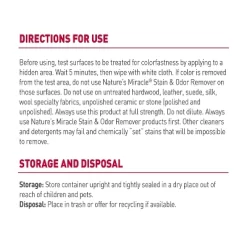 Nature's Miracle Unscented Stain And Odor Remover For Dogs And Cats - 14 Fl Oz 14 Nature's Miracle Unscented Stain And Odor Remover For Dogs And Cats - 14 Fl Oz -Cleaning Supply Store GUEST ee897c63 2697 4dcb 95dd 474407fcf5ea