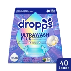 Dropps Dish UltraWash Plus Biobased Detergent Pods - Unscented - 40ct -Cleaning Supply Store GUEST ee9c0451 947c 4217 a35c 3791c317444b