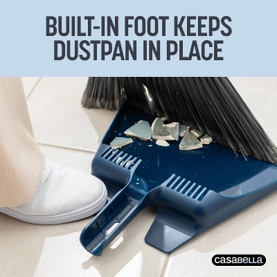 Casabella Click Clean And Organize Angle Broom Head With Dust Pan And Hook 6 Casabella Click Clean And Organize Angle Broom Head With Dust Pan And Hook - Image 4