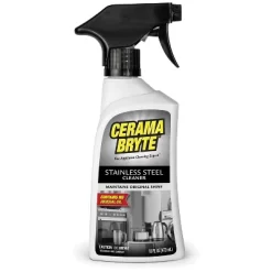 Cerama Bryte® Stainless Steel Appliance Cleaner, 16-Fl. Oz. Trigger Spray Bottle In White
