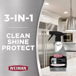 Weiman Stainless Steel Cleaner And Polish Trigger - 22 Fl Oz