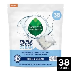 Seventh Generation Triple Action Clean Dishwasher Detergent Packets - 38ct 15 Seventh Generation Triple Action Clean Dishwasher Detergent Packets - 38ct -Cleaning Supply Store GUEST f053329d 9da0 43b0 a5dd 63da45470df4